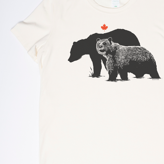 Shadow Bear - Made In Canada Midweight Women's Fit Tee 🍁
