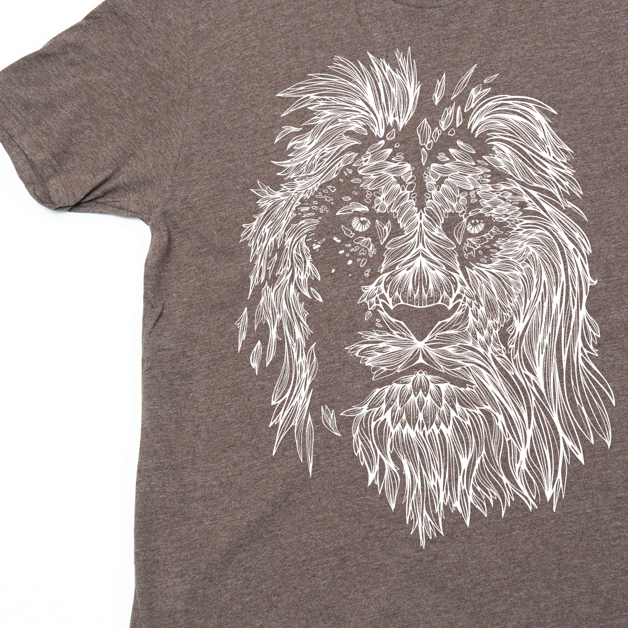 Lionhead - Lightweight CVC Signature Tee – Blackhare Print Studio Inc.