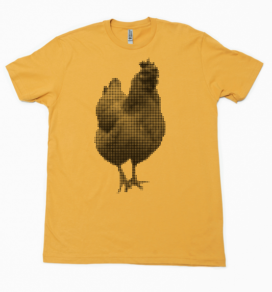 Half-Tone Hen - Lightweight CVC Signature Tee