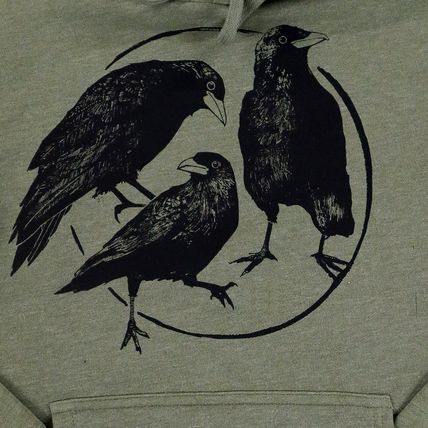 Crows - Midweight Fleece Hoodie