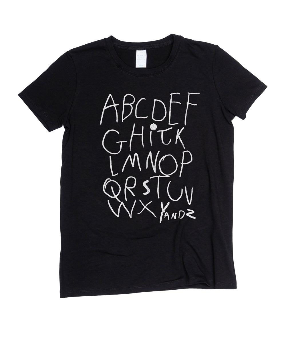 T-shirt graphique ABC pour femme