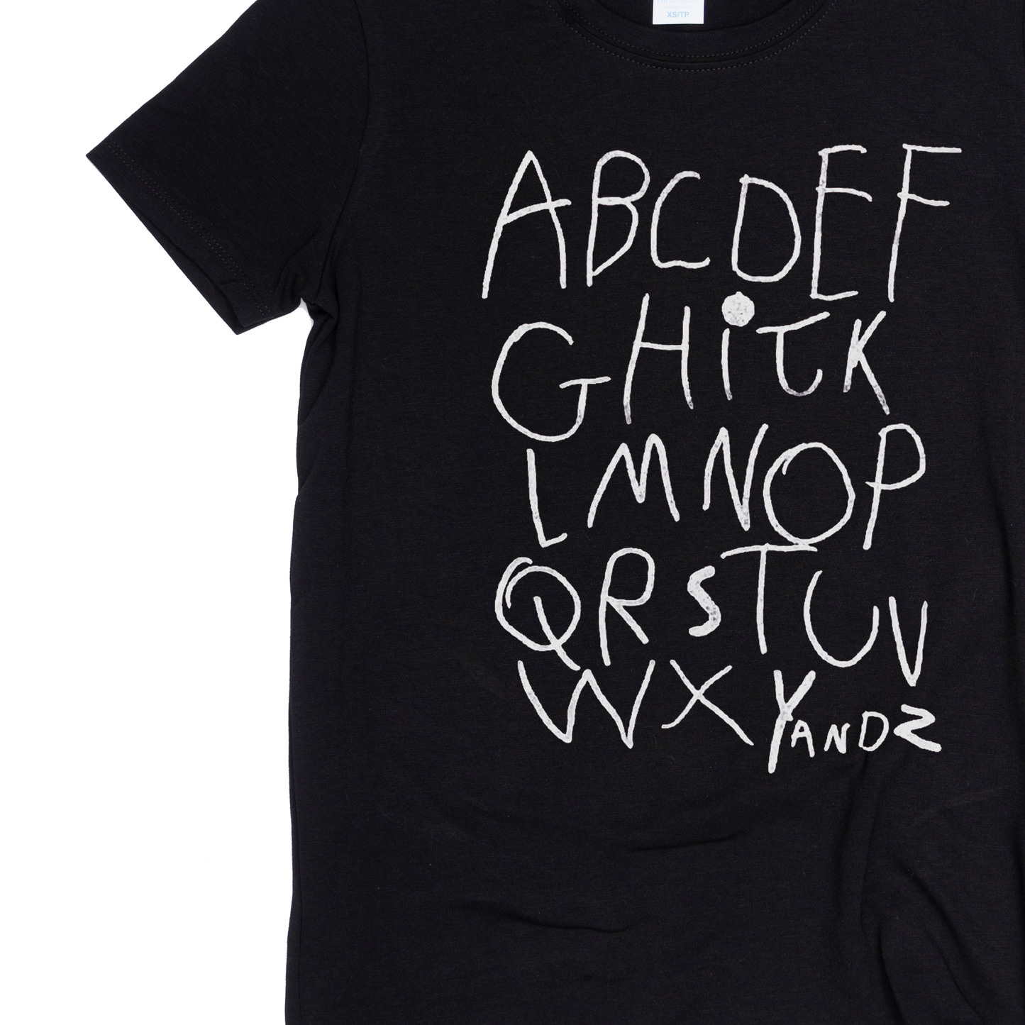 T-shirt graphique ABC pour femme