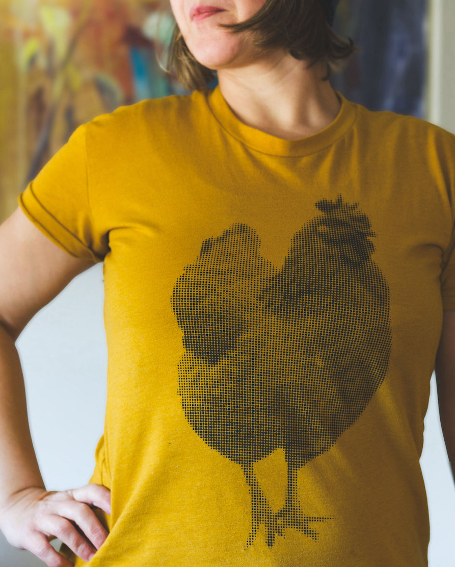 Half-Tone Hen - Women's Graphic Tee
