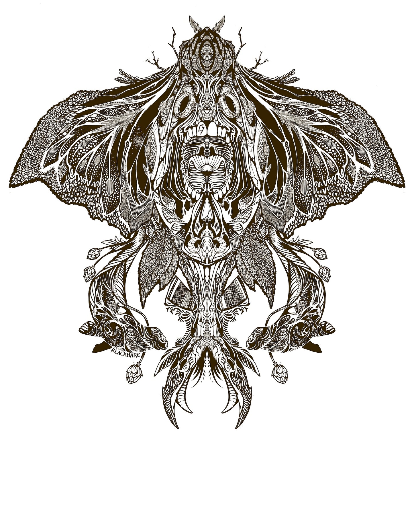 Moth - Made in Canada Women's Fit Tee 🍁