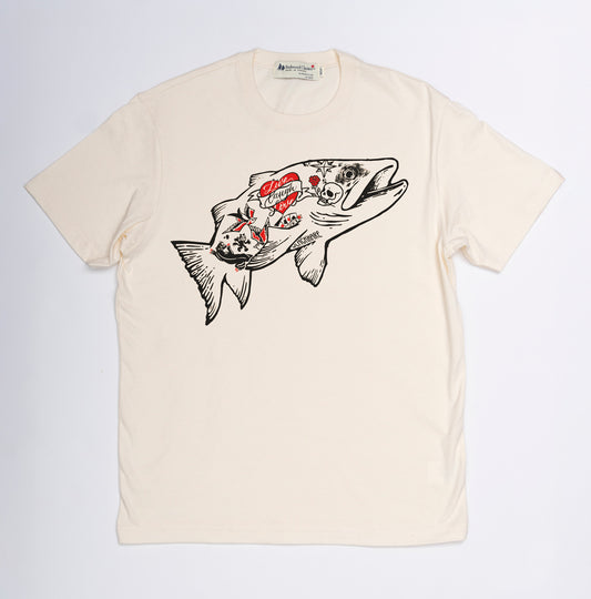 "Tattoo Trout" Made in Canada Midweight Tee 🍁