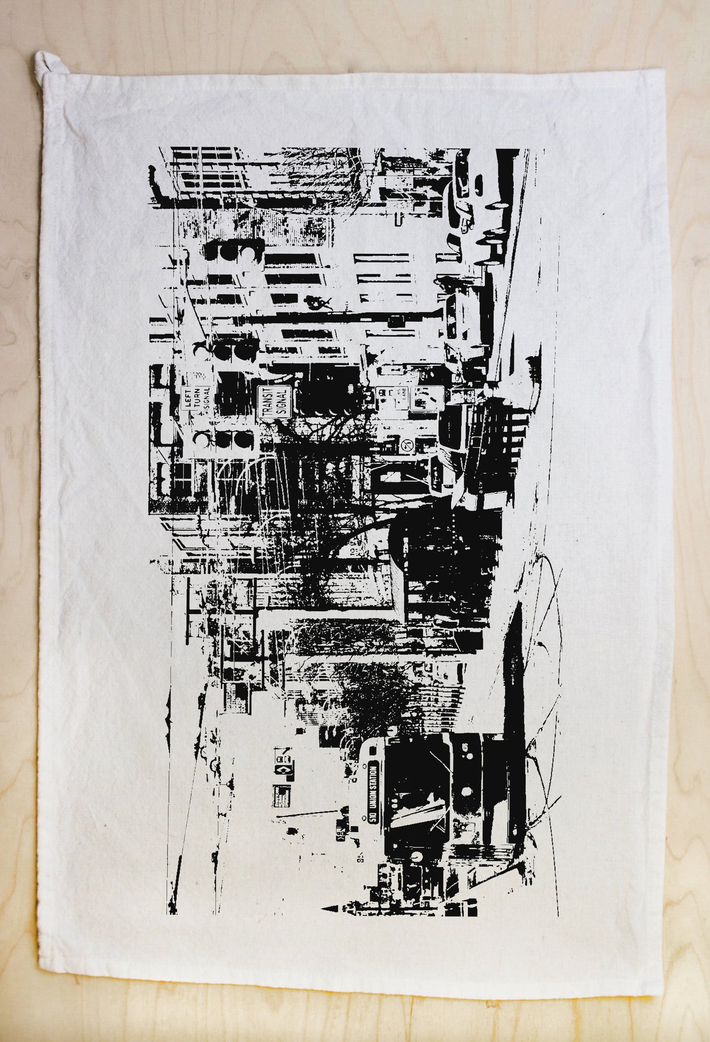 Toronto Street Car Tea Towel