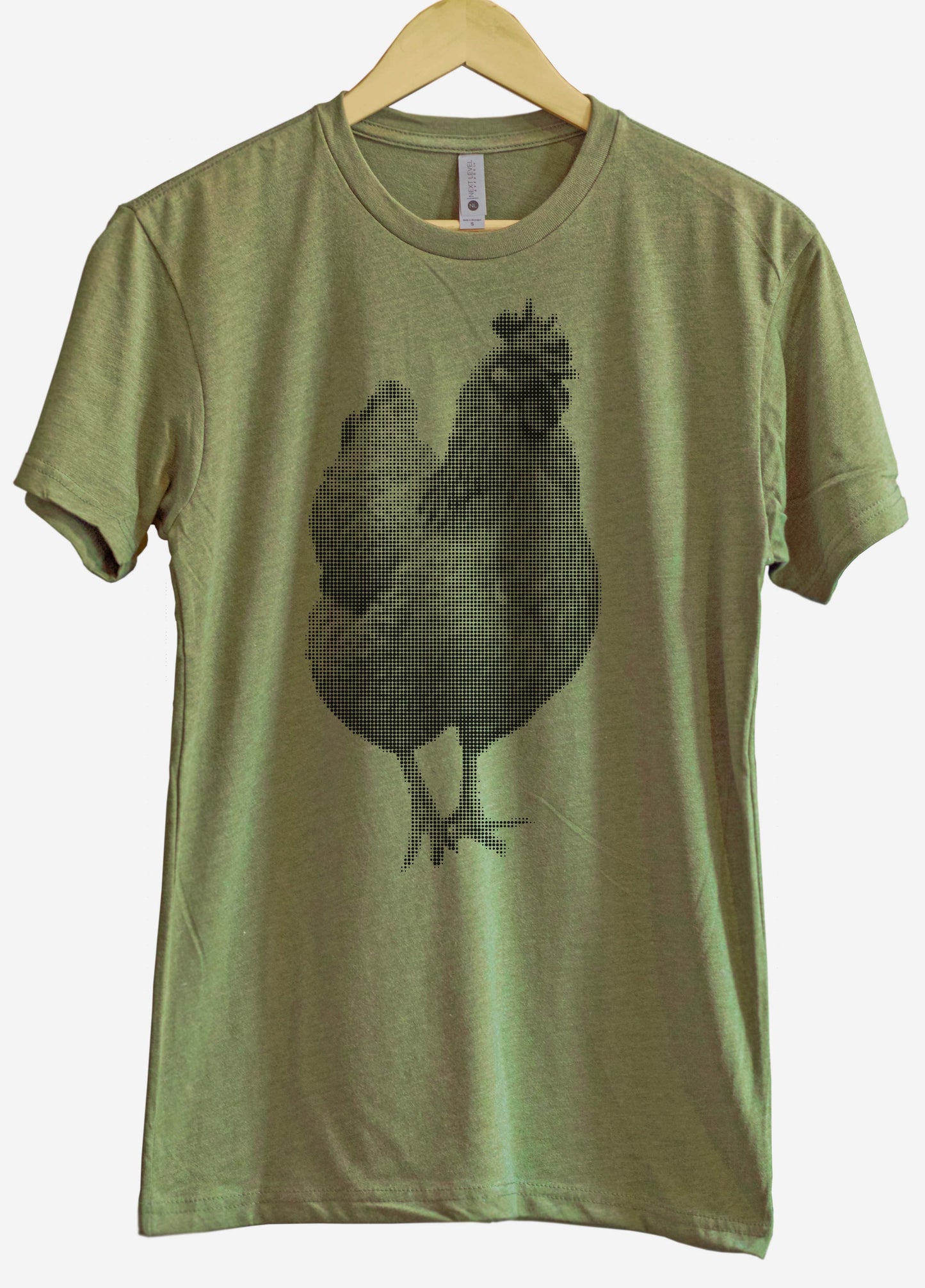 Poule en demi-teinte