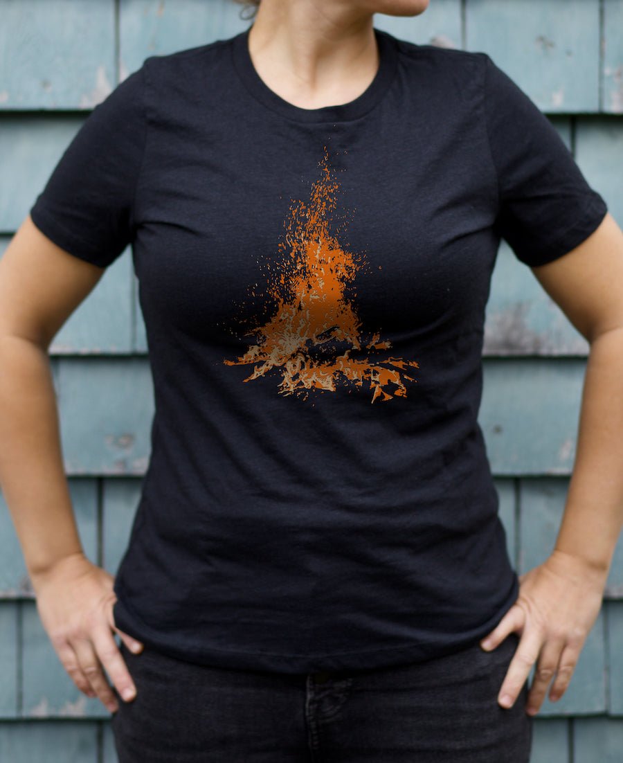 Bonfire Women's Graphic T-Shirt