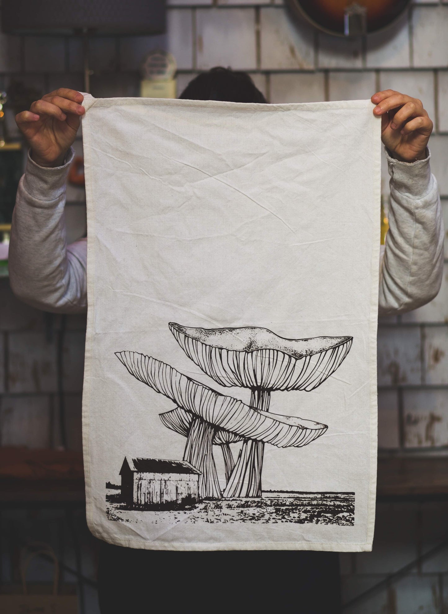 Marsh Mushroom Tea Towel