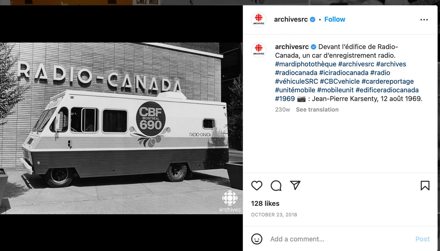 CBC Radio Canada Van