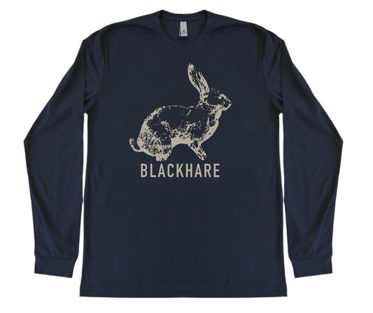 Blackhare Logo - Sueded Long Sleeve Tee