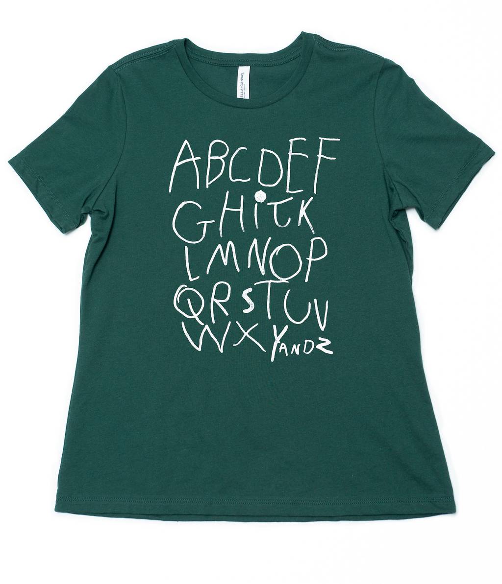 T-shirt graphique ABC - T-shirt signature léger pour femme