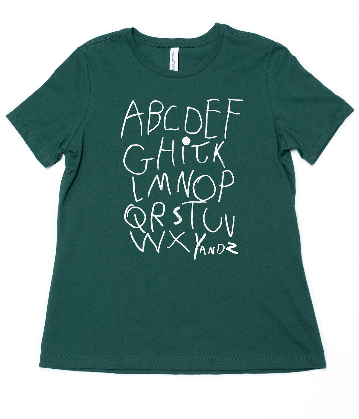T-shirt graphique ABC - T-shirt signature léger pour femme