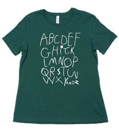 ABCs Graphic Tee - Lightweight Women's Signature Tee