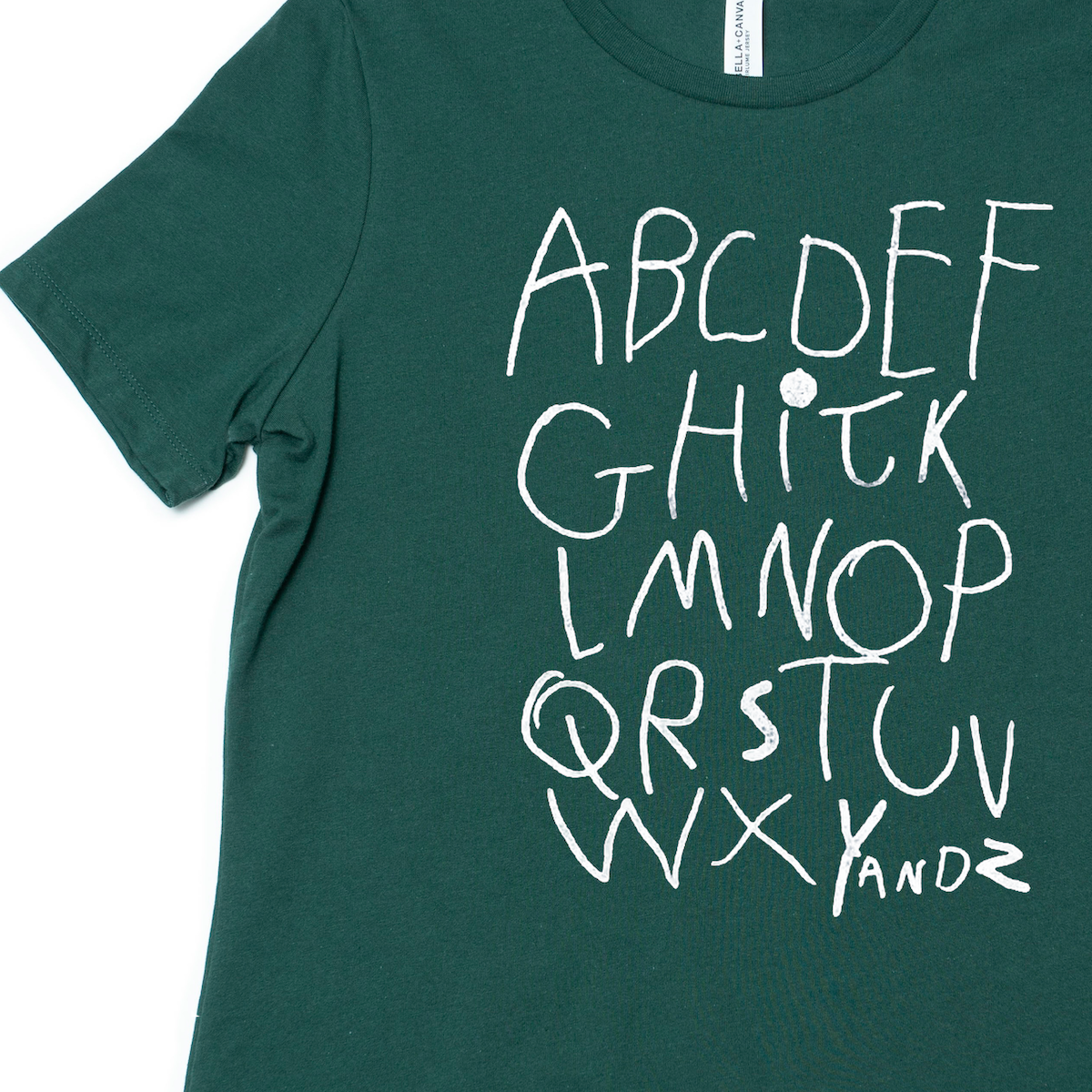 T-shirt graphique ABC - T-shirt signature léger pour femme