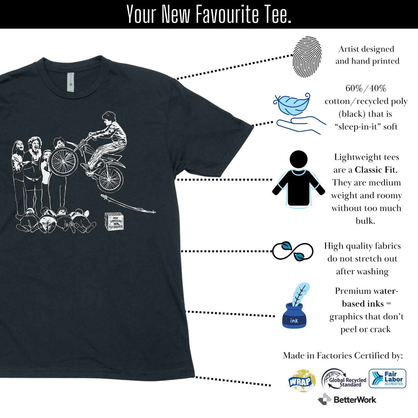 Bike Ramp 2.0  - Lightweight CVC Signature Tee