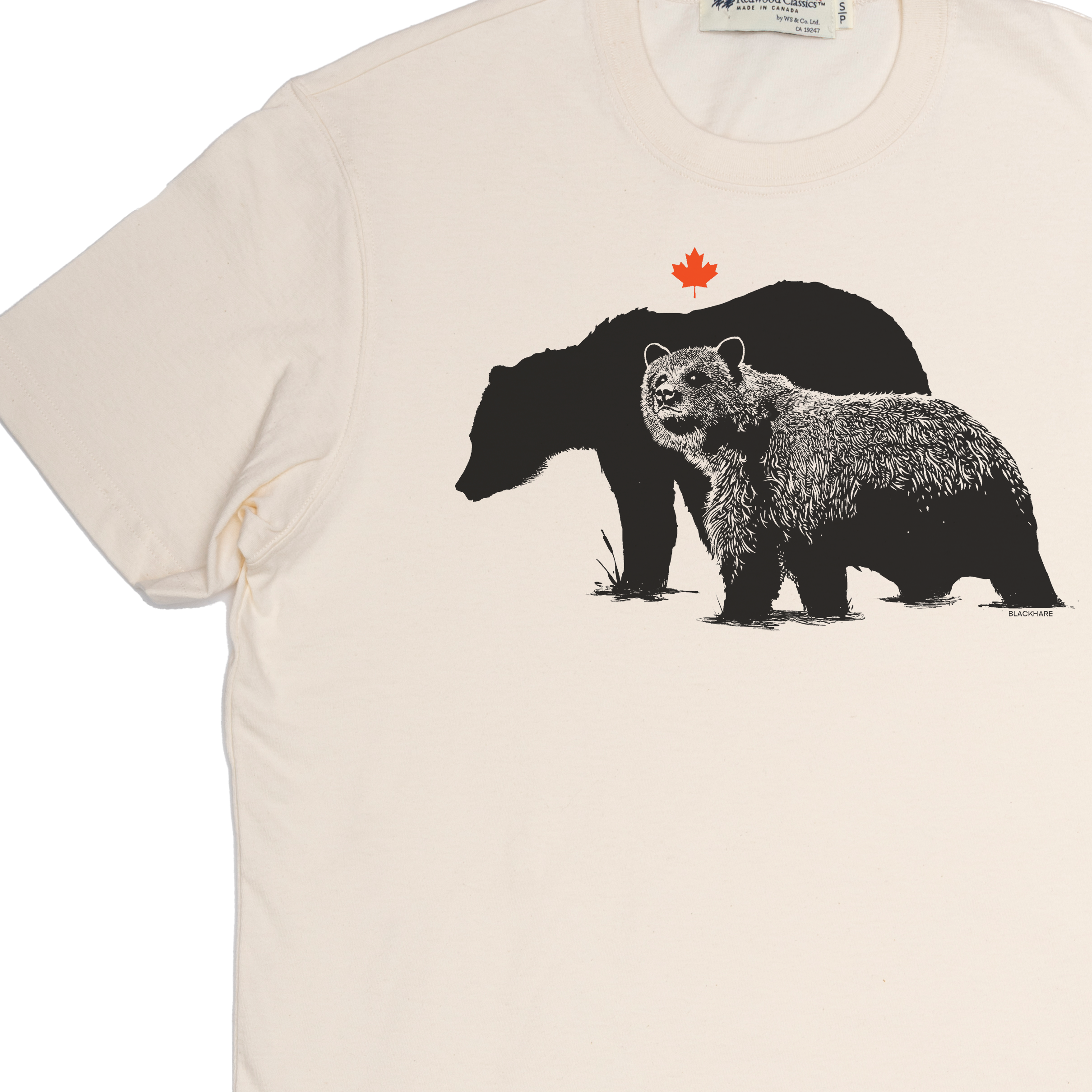 Shadow Bear - Made in Canada Midweight Tee 🍁