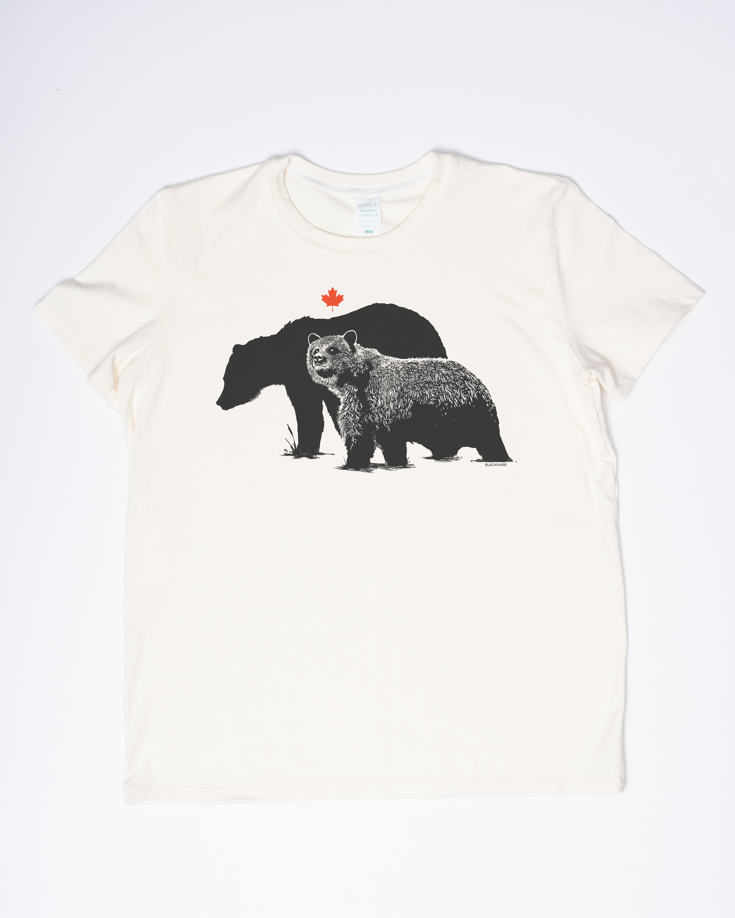 Shadow Bear - Made In Canada Midweight Women's Fit Tee  🍁