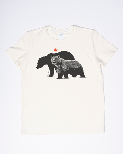 Shadow Bear - Made In Canada Midweight Women's Fit Tee  🍁