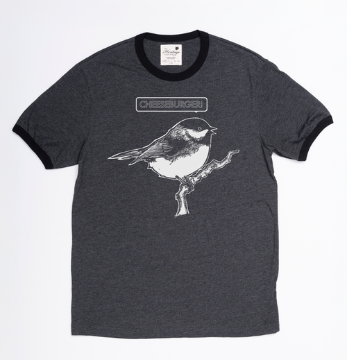 "Cheeseburger Bird" Made in Canada Midweight Tee 🍁