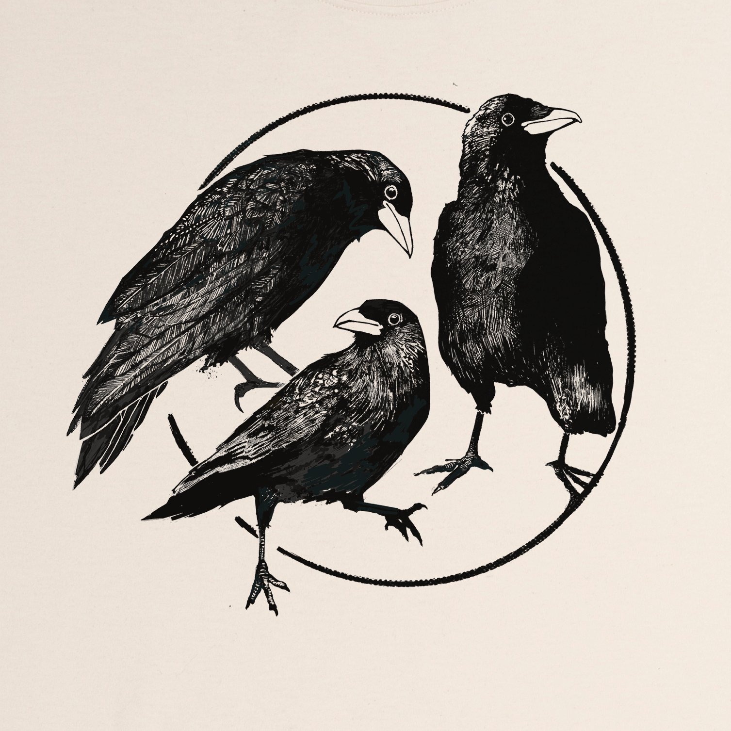 "Crows" Made in Canada Midweight Tee 🍁
