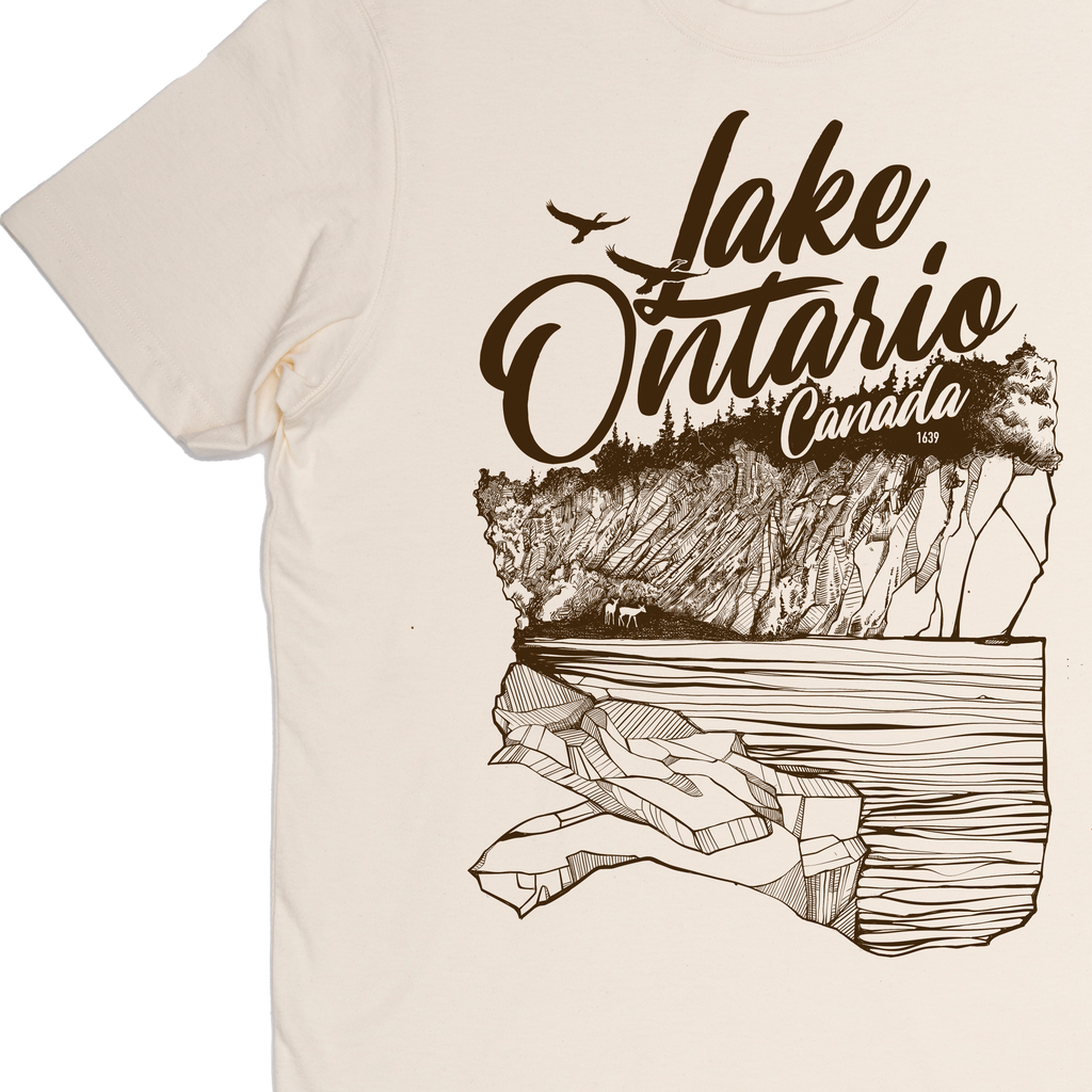 "Lake Ontario" Made in Canada Midweight Tee 🍁