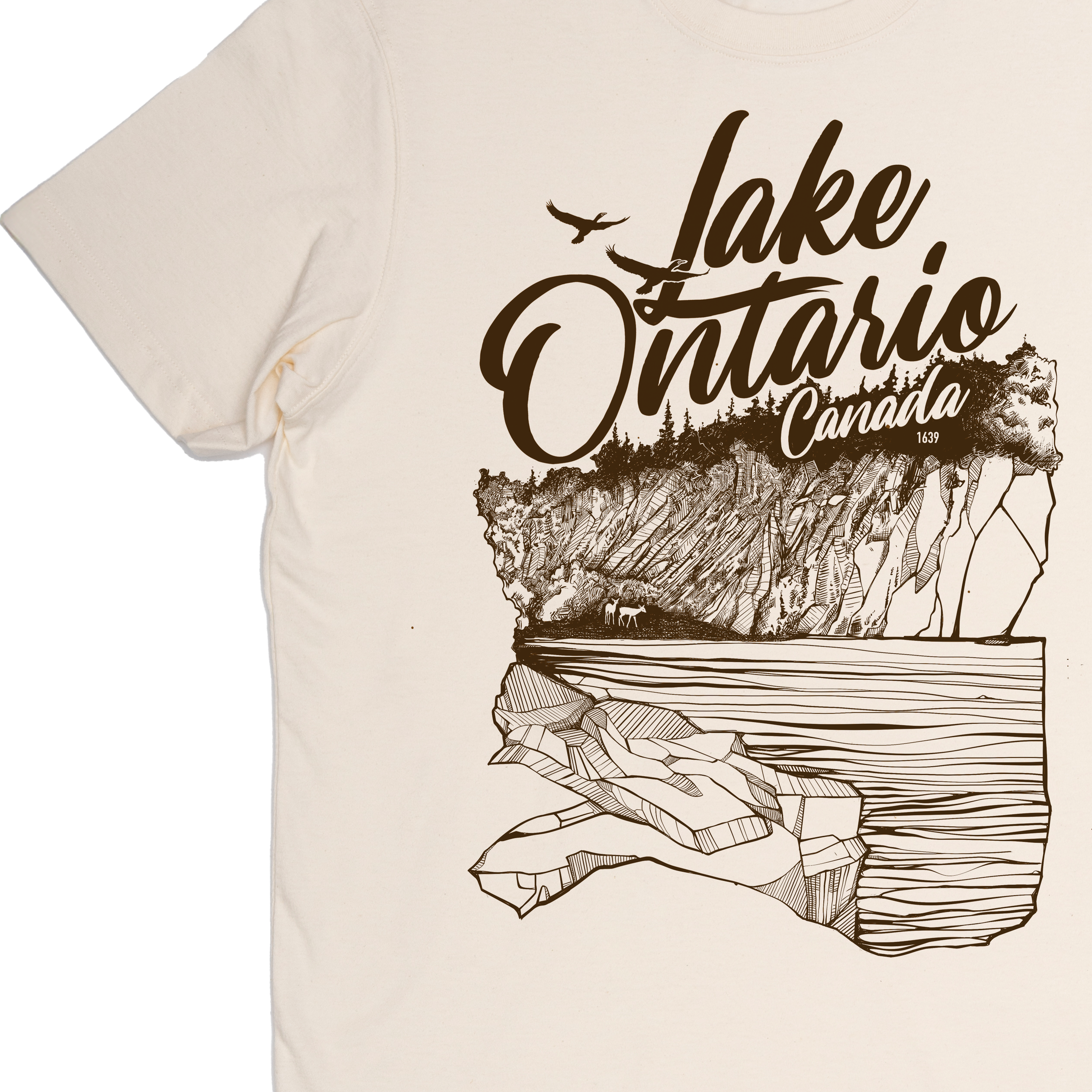"Lake Ontario" Made in Canada Midweight Tee 🍁