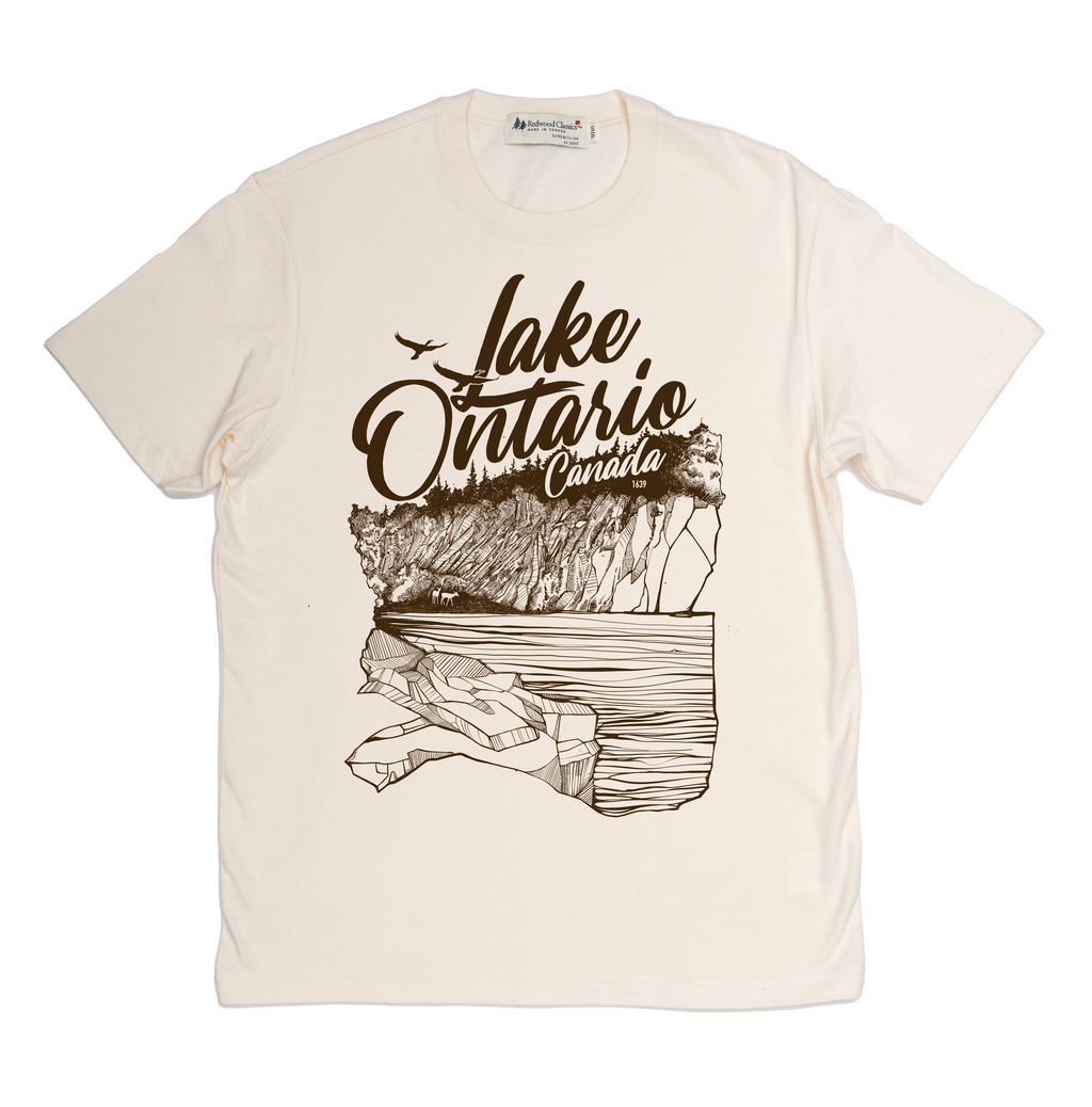 "Lake Ontario" Made in Canada Midweight Tee 🍁