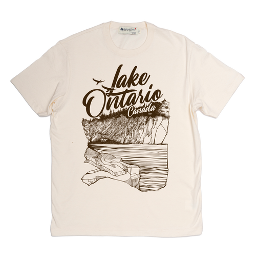 "Lake Ontario" Made in Canada Midweight Tee 🍁