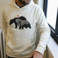 Shadow Bear - Sponge Fleece Hoodie