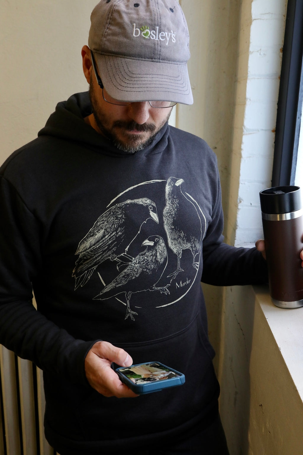 Crows - Midweight Fleece Hoodie