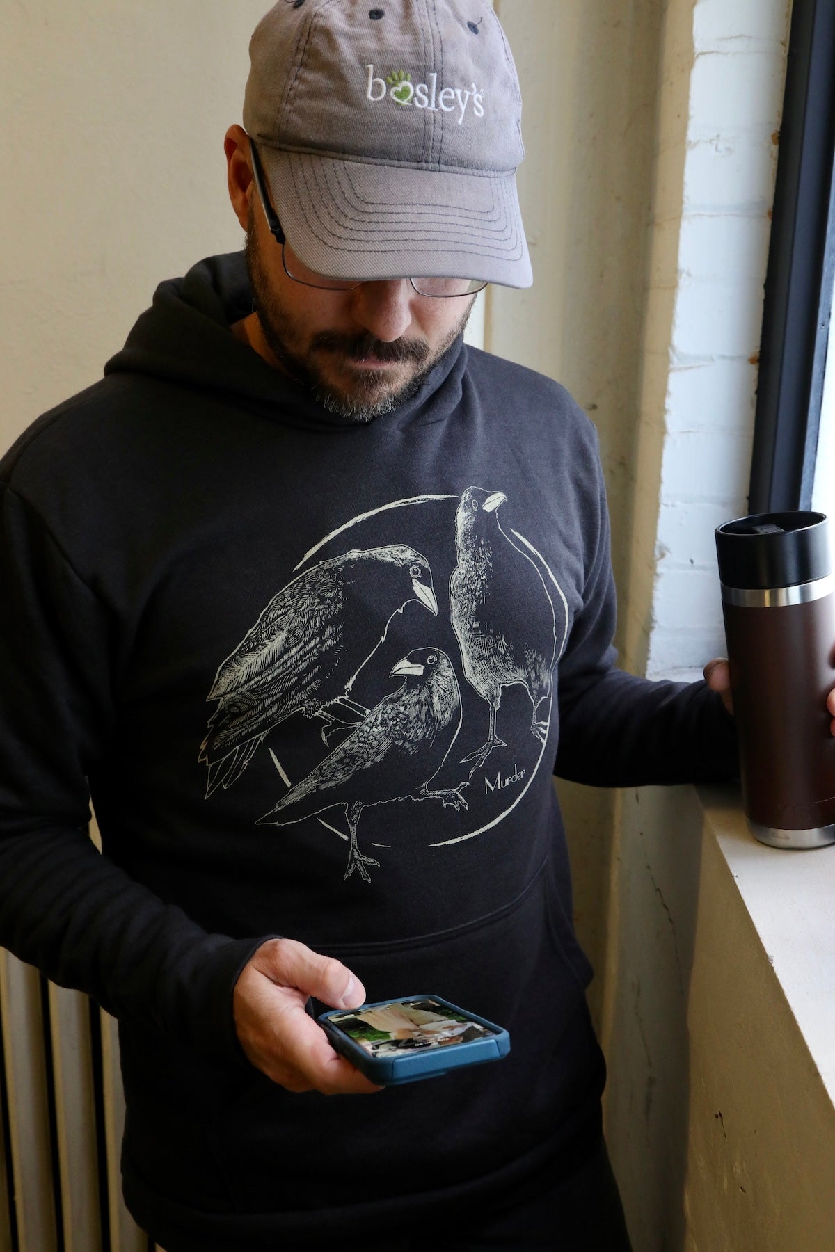 Crows - Midweight Fleece Hoodie