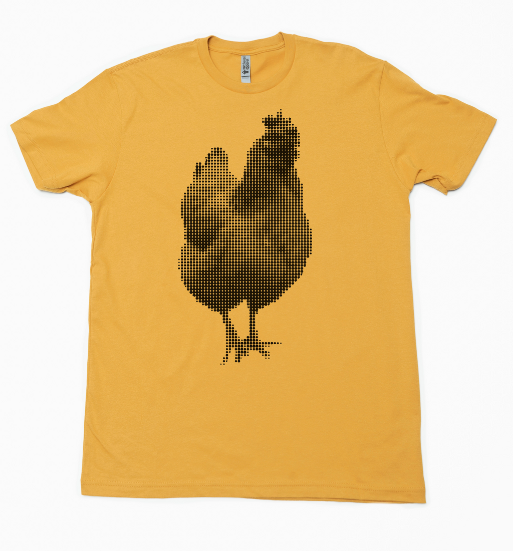 Half-Tone Hen - Lightweight CVC Signature Tee