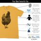 Half-Tone Hen - Lightweight CVC Signature Tee