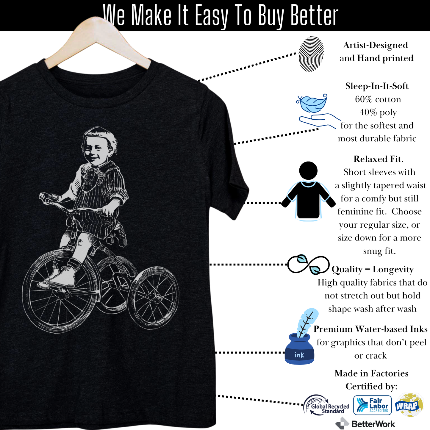 Tricycle - Lightweight Women's Signature Tee