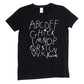 T-shirt graphique ABC - Coupe femme 🍁
