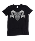 Ram Skull 2.0 - Made in Canada Midweight Women's Fit Tee 🍁