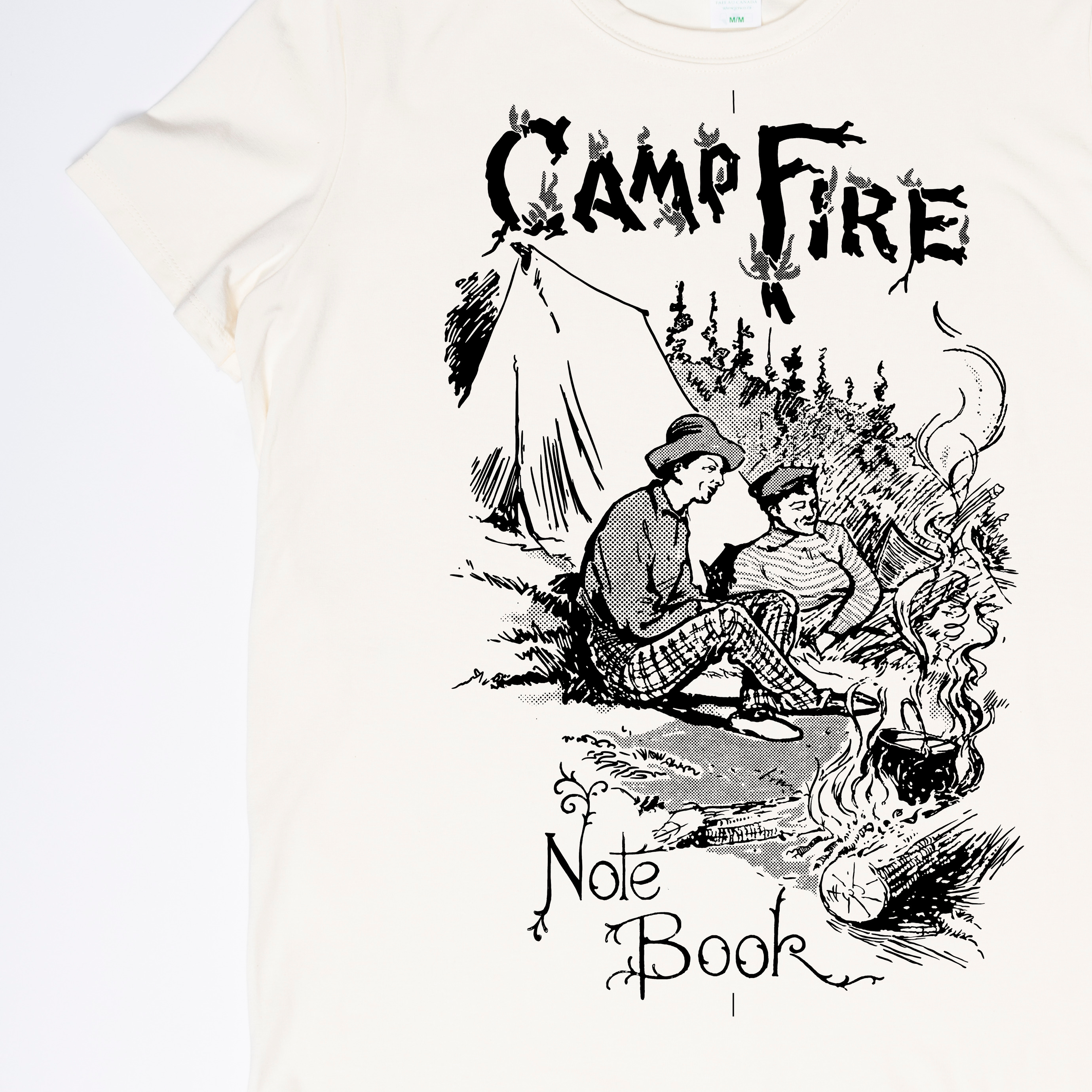 Campfire Notebook - Made in Canada Midweight Women's Fit Tee 🍁