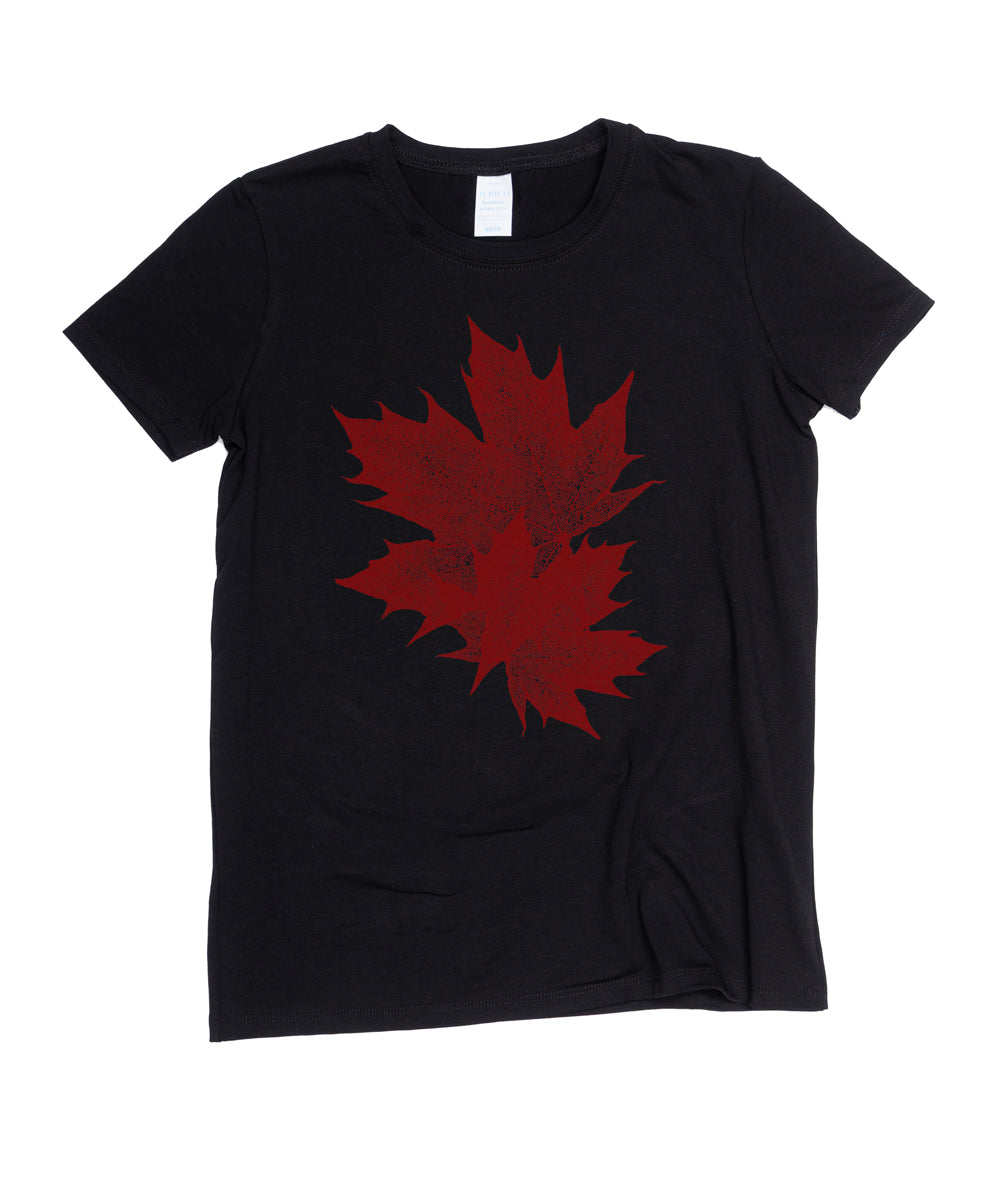 Maple Leaves - Made in Canada Midweight Women's Fit Tee 🍁