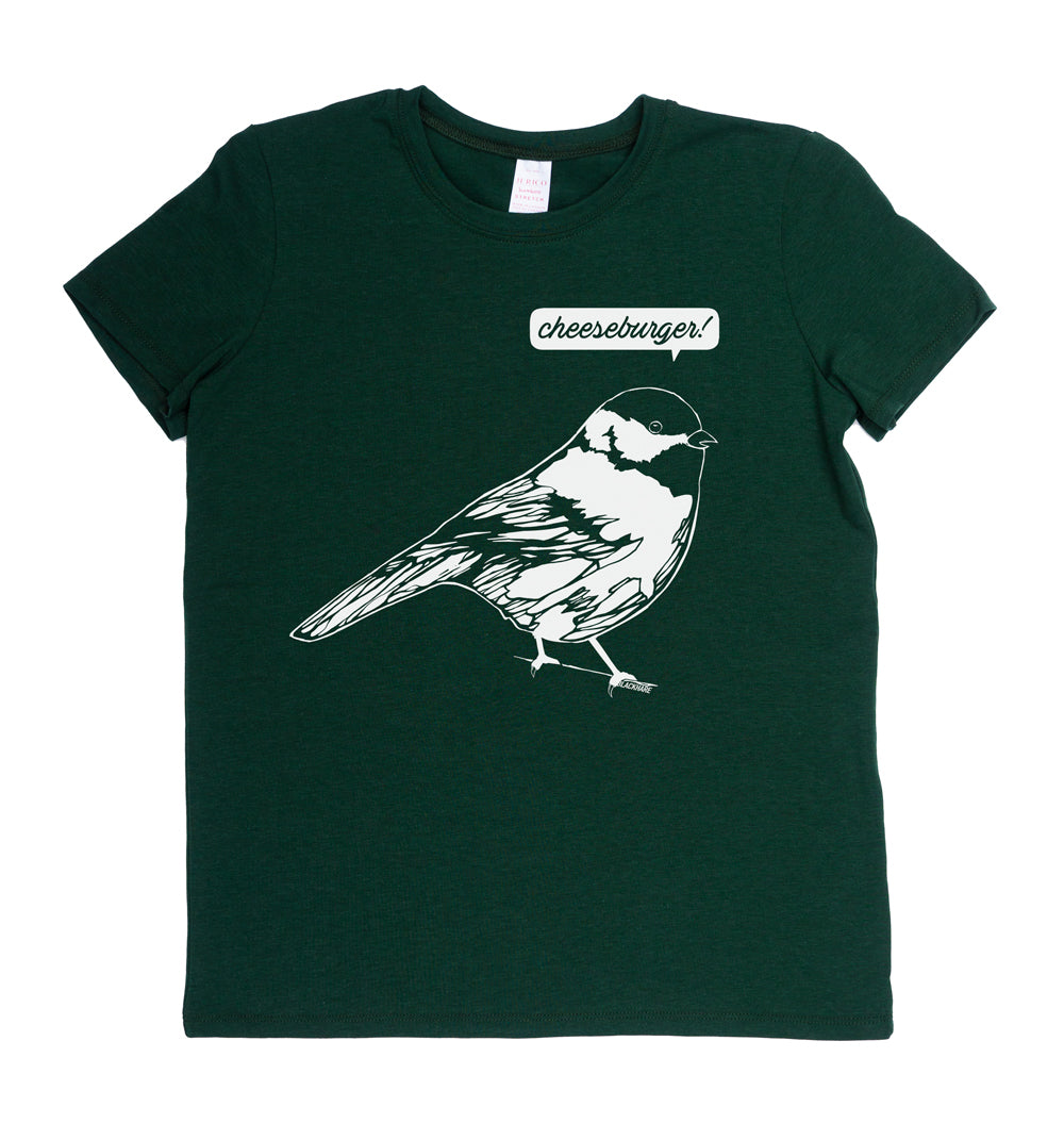 Cheeseburger Bird - Made in Canada Midweight Women's Fit Tee 🍁