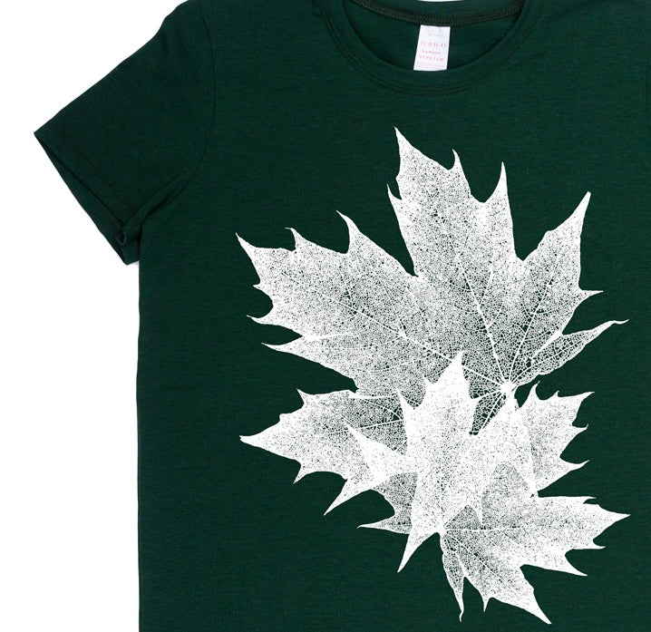 Maple Leaves - Made in Canada Midweight Women's Fit Tee 🍁
