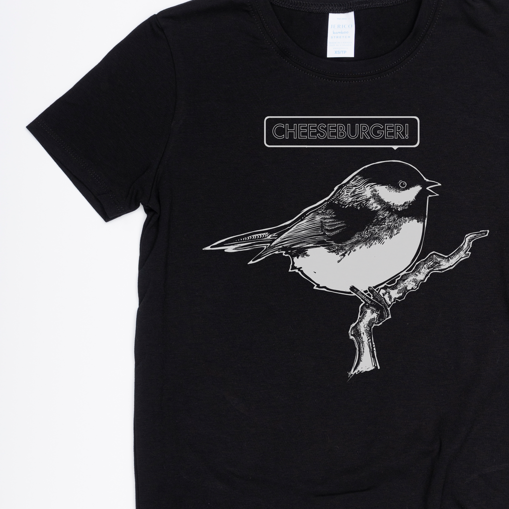 Cheeseburger Bird - Made in Canada Midweight Women's Fit Tee 🍁