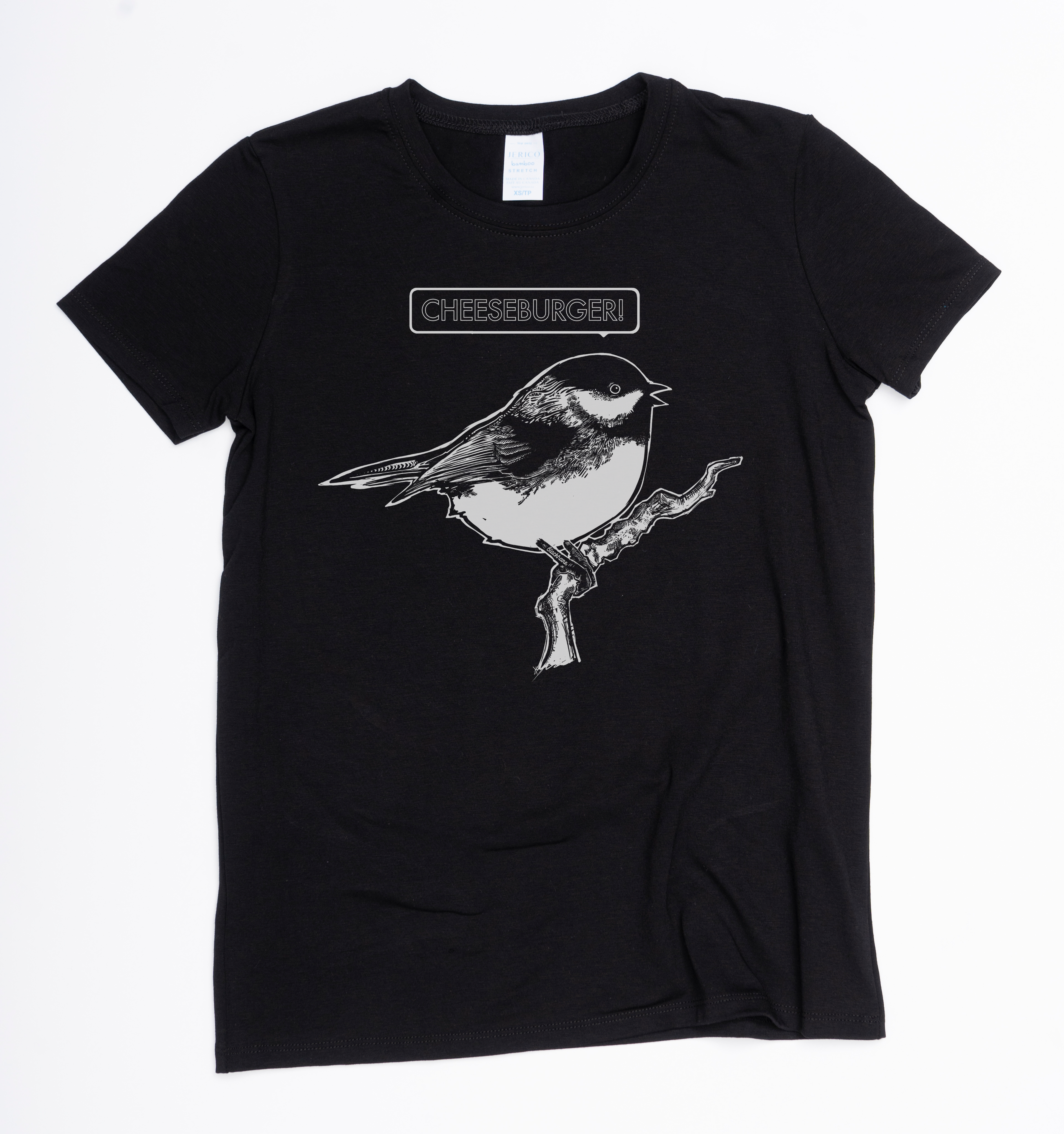 Cheeseburger Bird - Made in Canada Midweight Women's Fit Tee 🍁