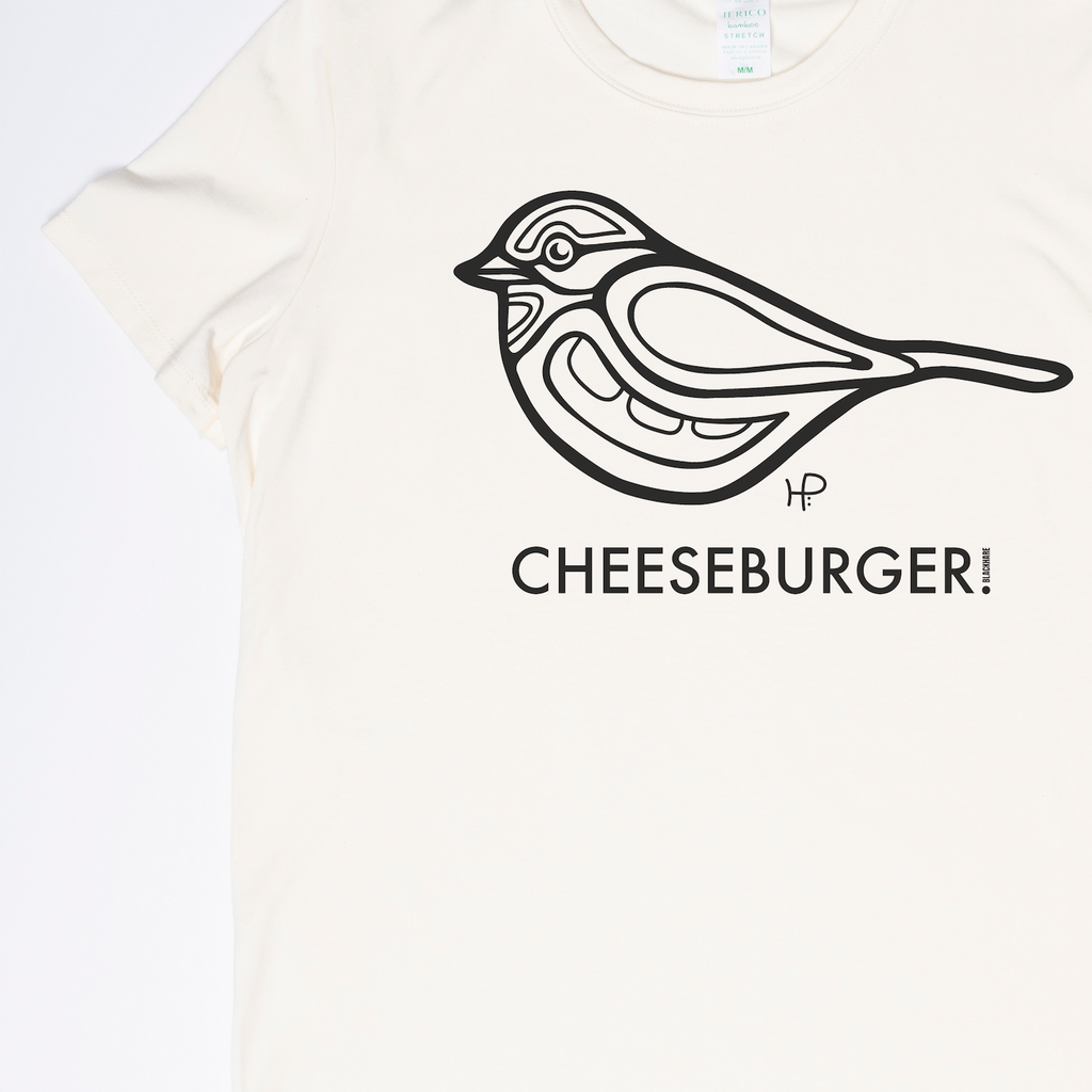 Cheeseburger Bird Collab - Made in Canada Women's Midweight Tee 🍁
