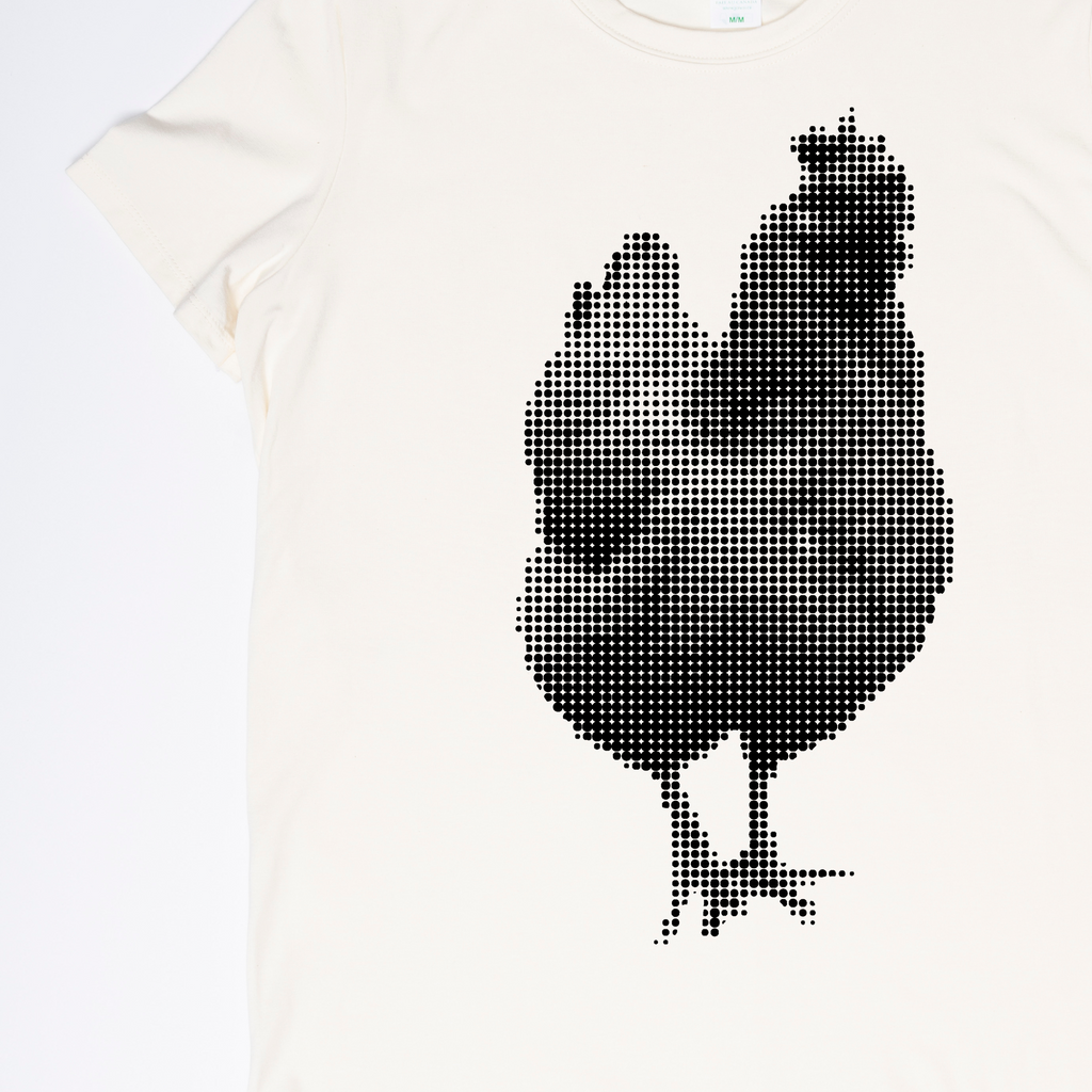 Half-Tone Hen - Made in Canada Midweight Women's Fit Tee 🍁
