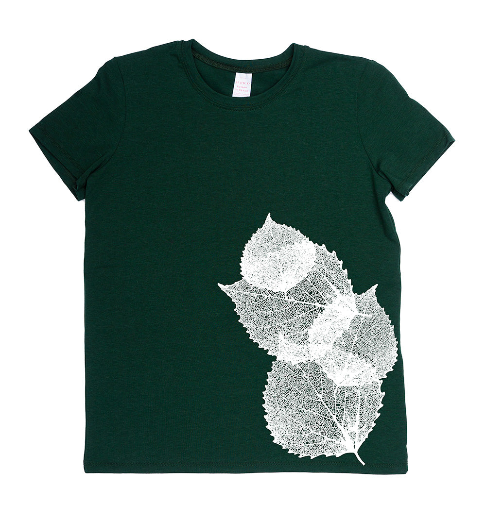 Cascading Leaves - Made in Canada Midweight Women's Fit Tee 🍁