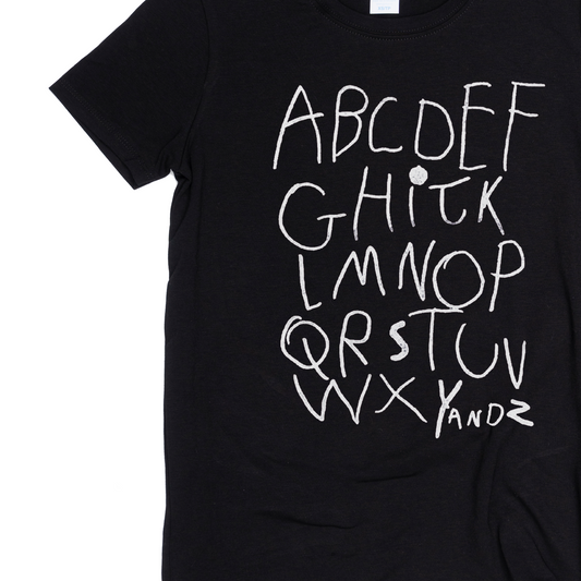 T-shirt graphique ABC pour femme