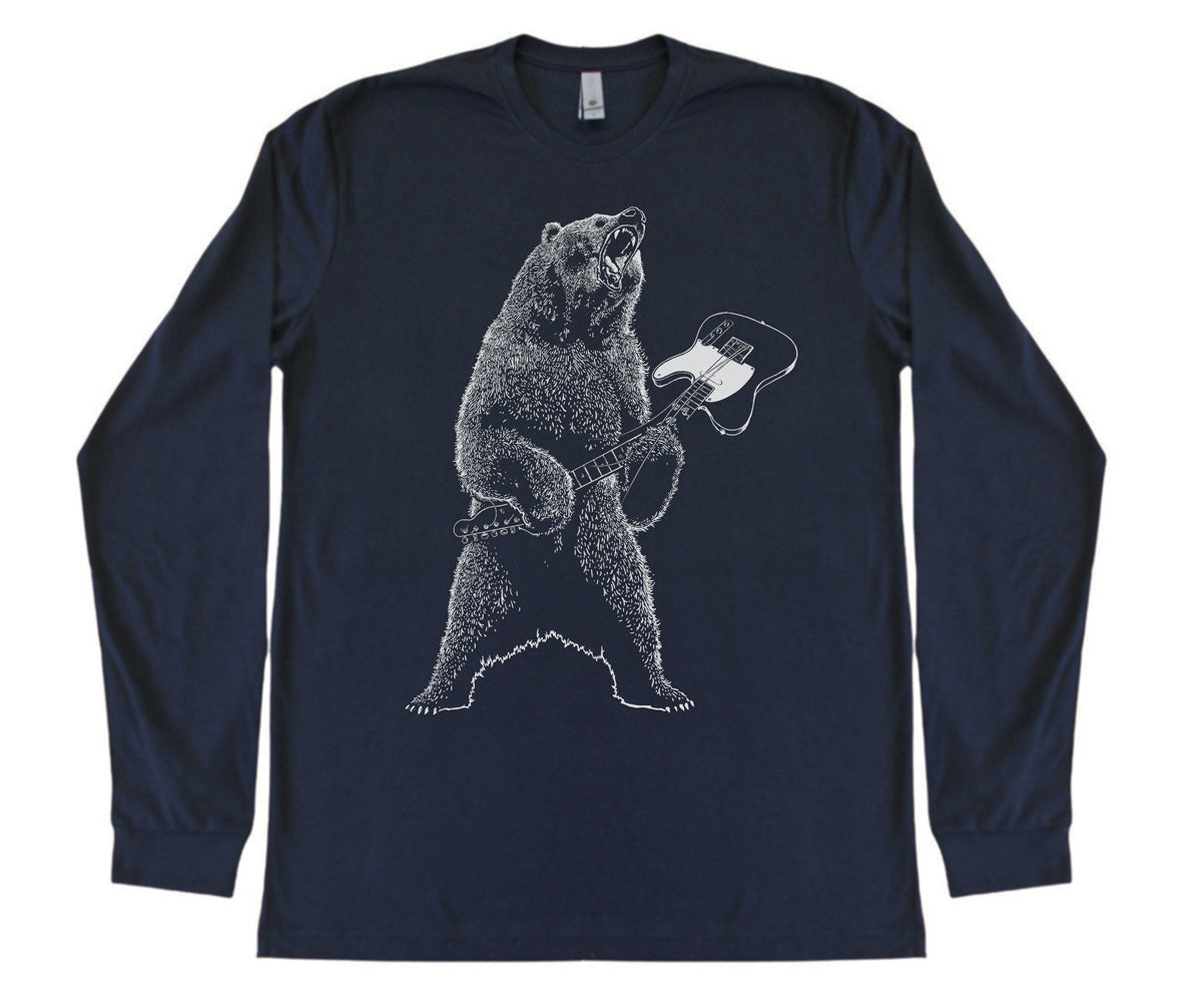 Guitar Bear - Sueded Long Sleeve Tee