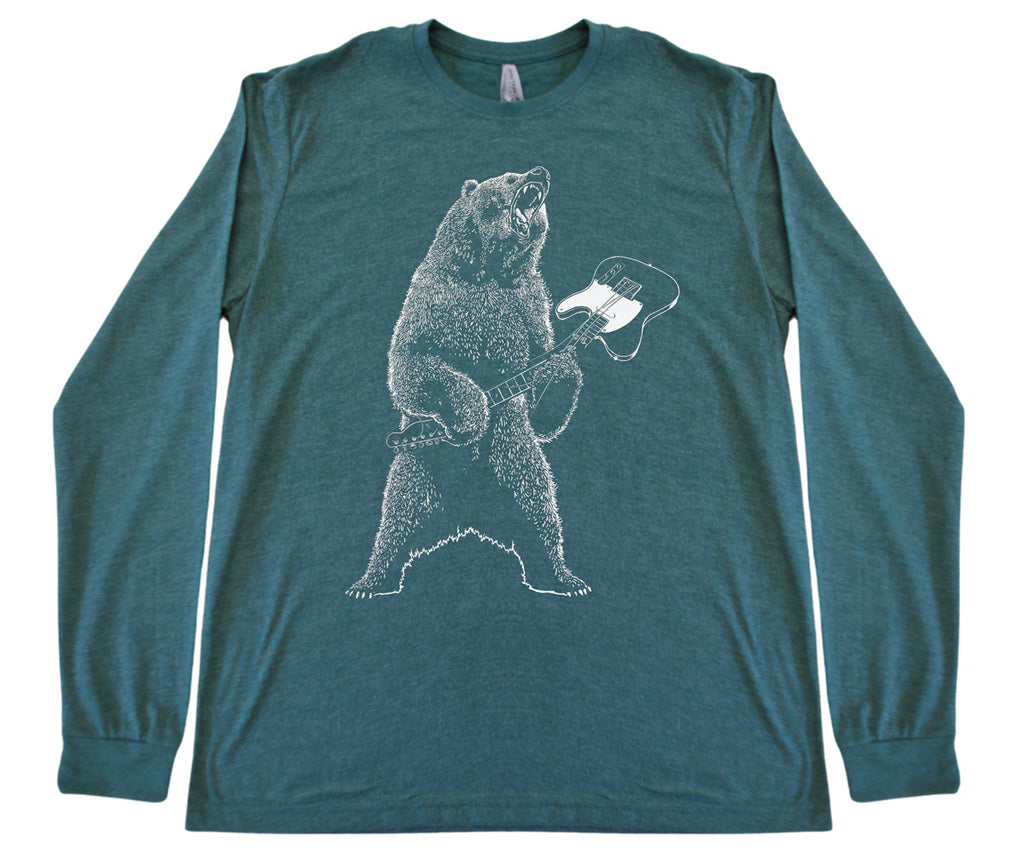 Guitar Bear - Sueded Long Sleeve Tee