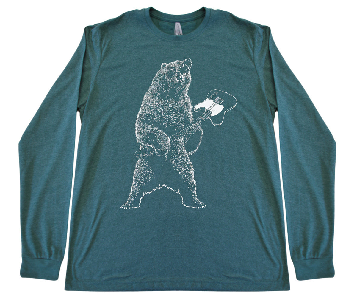 Guitar Bear - Sueded Long Sleeve Tee